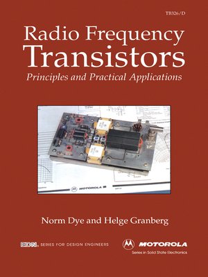 cover image of Radio Frequency Transistors